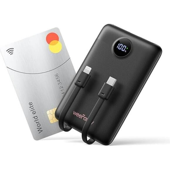 Mini Power Bank 10000mAh Fast Charging USB C iPhone Samsung Travel Charger - Picture 7 of 7